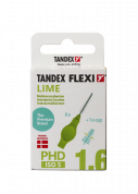 Tandex Flexi Lime fogköztisztító, 1,6 mm, 6 db