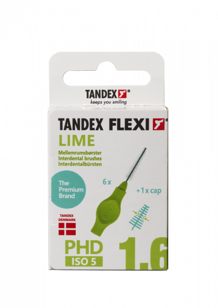 Tandex Flexi Lime fogköztisztító, 0,80 mm, 6 db