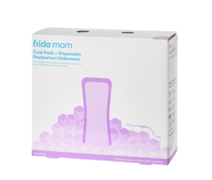 Frida Mom Ice Maxi szülés utáni hűsítő, nedvszívó betét 8 db + szülés utáni eldobható bugyi 2 db