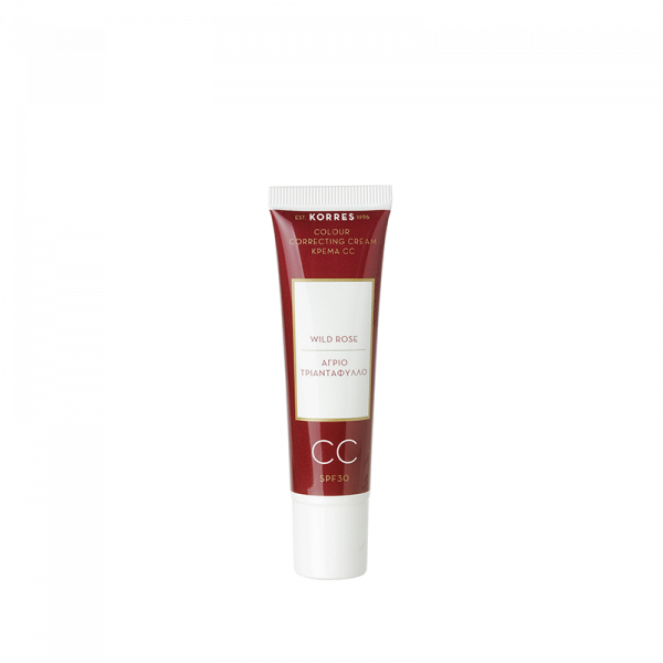 KORRES Wild Rose CC - SPF 30 krém, medium színárnyalat, 30 ml
