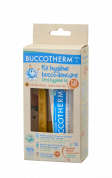 Buccotherm BIO szájápolási készlet 7-12 éves gyerekeknek, barackos ice tea ízesítéssel