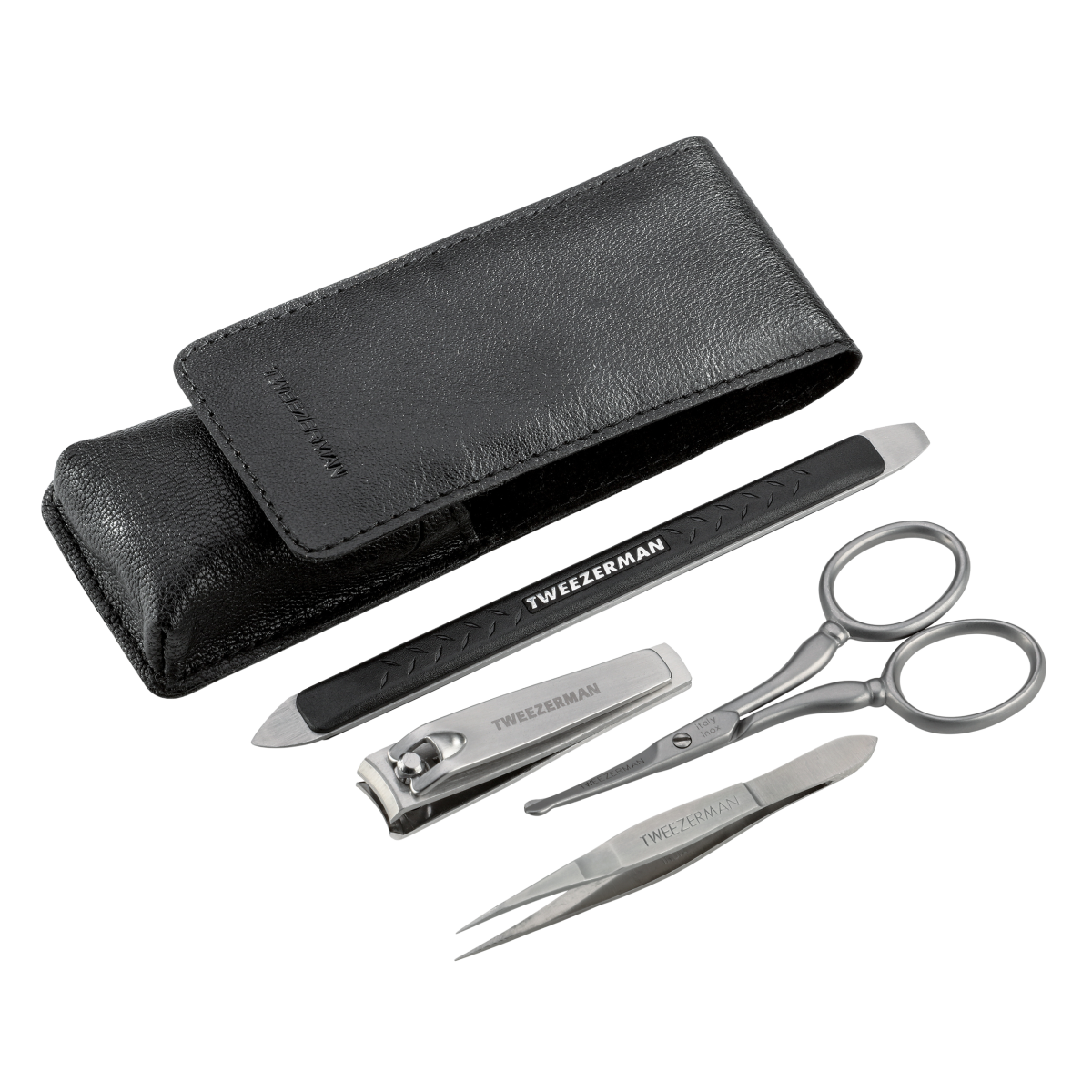 Tweezerman GEAR Essential Grooming Kit Szett férfiak számára