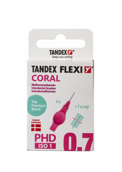 Tandex Flexi Coral fogköztisztító, 0,40 mm, 6 db