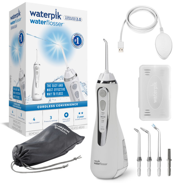 Waterpik Cordless Advanced 2.0 WP580 White, utazó szájzuhany