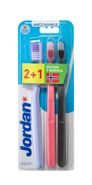 Jordan Clean Smile fogkefekészlet, soft, 3 db
