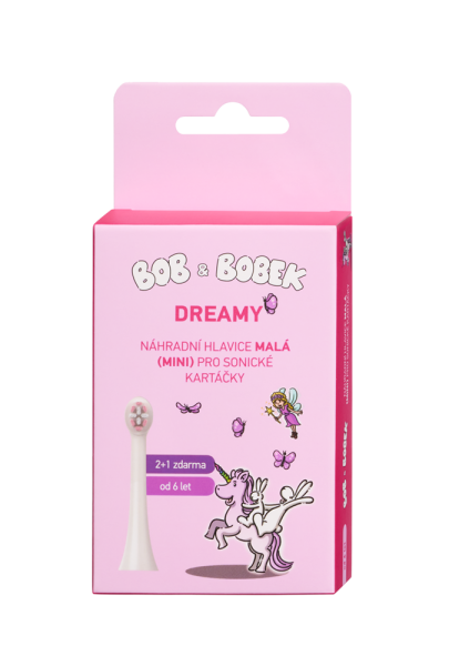 Bob és Bobek MINI pótfej DREAMY szónikus fogkefékhez