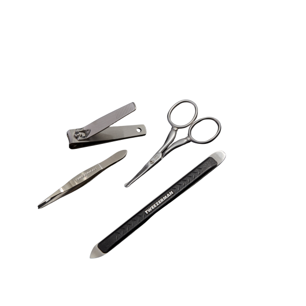 Tweezerman GEAR Essential Grooming Kit Szett férfiak számára