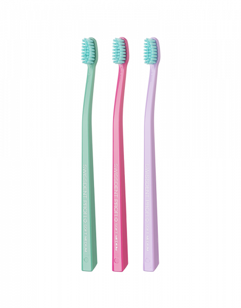 SWISSDENT COLOURS fogkefe Soft-Medium (2+1 ingyen) - ART BASEL