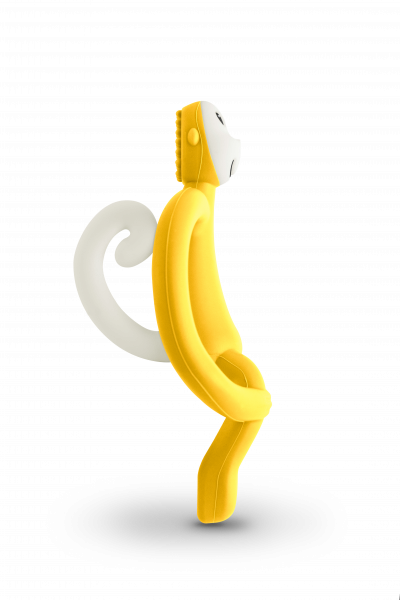 Matchstick Monkey fogzást segítő rágóka, sárga
