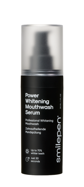 Smilepen Power Whitening Mouthwash Serum, fehérítő szérum és szájvíz, 30 ml