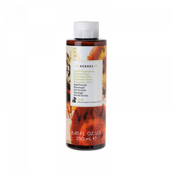 KORRES tusfürdő bergamott körtével, 250 ml