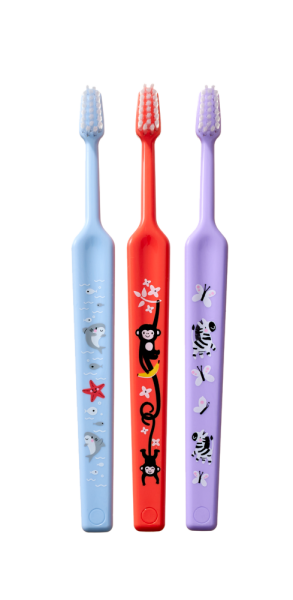 TePe Mini x-soft, fogkefék kicsiknek, 2+1 ingyenes