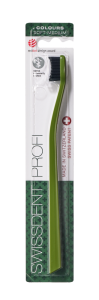 SWISSDENT COLOURS fogkefe Soft-Medium, zöld-fekete
