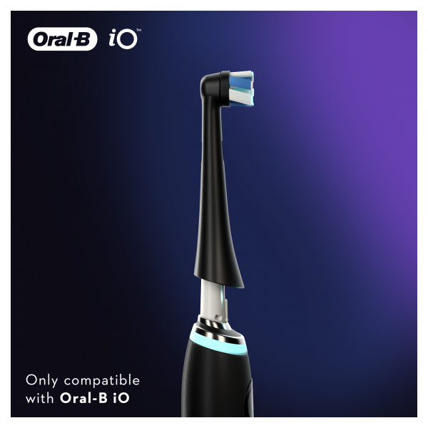 Oral-B iO Ultimate Clean pótfejek, fekete, 4 db