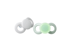 Dentistar Day & Night Soother, nappali és éjszakai cumi, 0-6 hónapos korig, zöld