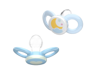 Dentistar fogszabályozó cumik 0-6 hónapos korig, kék