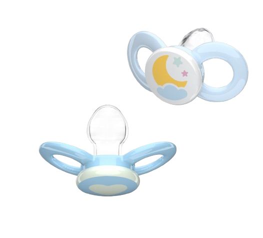 Dentistar fogszabályozó cumik 0-6 hónapos korig, kék