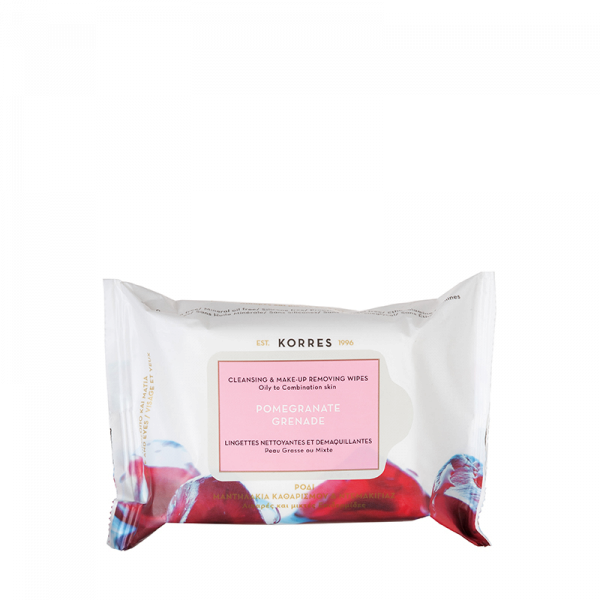 KORRES arctisztítókendők gránátalmával, 25 db