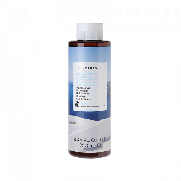 KORRES tusfürdő Santorini borszőlővel, 250 ml
