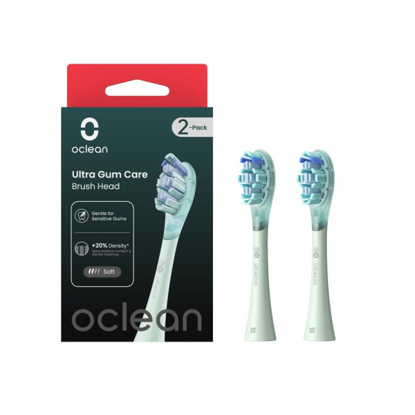 Oclean Ultra Gum Care cserélhető pótfej, UG01 – 2 db, zöld