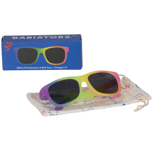 BABIATORS Navigator Rad Rainbow, napszemüveg a szivárvány színei, 3-5 éves korig