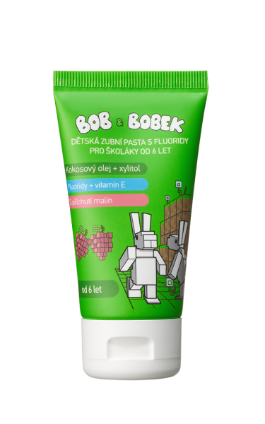 Bob és Bobek KRAFT – Igazán alapos tisztítás! Fogkrém iskolásoknak 6 éves kortól, 50 ml