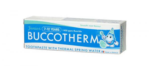 BUCCOTHERM JUNIOR FOGKRÉM ISKOLÁSOKNAK, 7-12 éves korig, 50 ml