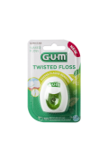 GUM TWISTED FLOSS viaszolt fogselyem mentával és zöld teával, 30 m