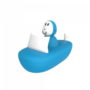 Matchstick Monkey, csónak, kék