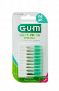 GUM Soft-Picks fogköztisztító kefe fluoriddal - normál méret, 80 db