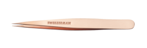 Tweezerman Point Rose Gold, Pont csipesz éles heggyel, rózsaarany színben