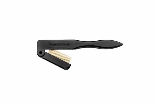 Tweezerman Folding Lash Comb Aranyozott szempillafésű