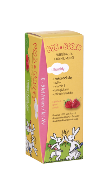 Bob és Bobek fogkrém 0-5 éves korig, 50 ml