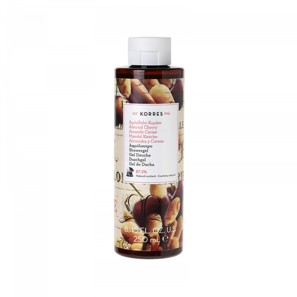 KORRES tusfürdő mandulával és cseresznyével, 250 ml
