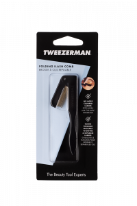 Tweezerman Folding Lash Comb Aranyozott szempillafésű