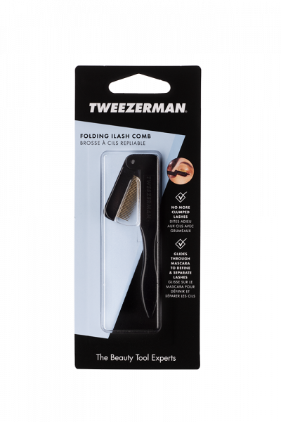 Tweezerman Folding Lash Comb Aranyozott szempillafésű