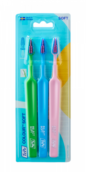 TePe Select Colour soft, fogkefe szett,  2 + 1 ingyen
