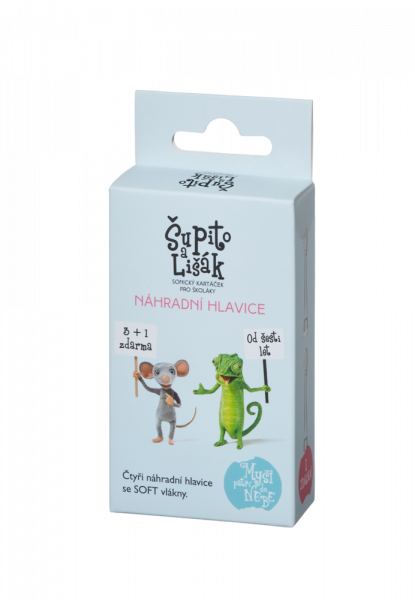 Supito és Lisak pótfejek 6 éves kortól, 3+1