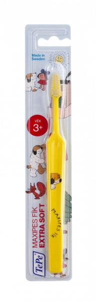 TePe Kids x-soft, gyermek fogkefe Fík maxi kutyával