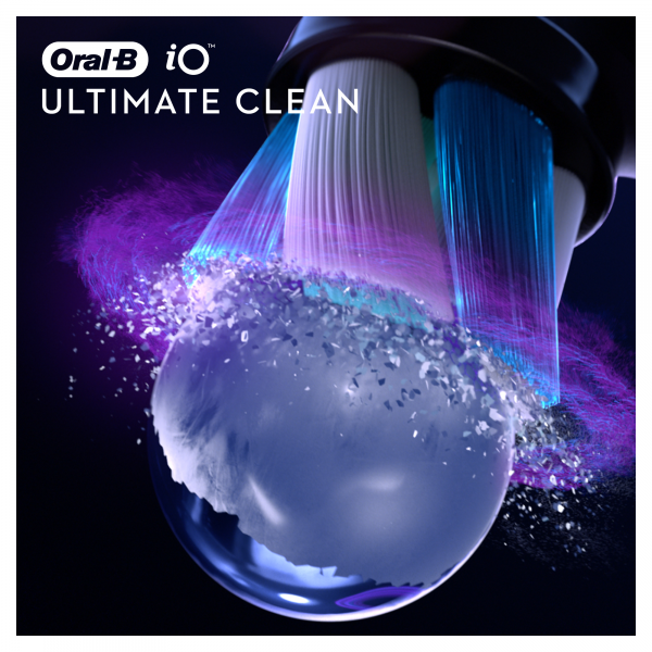 Oral-B iO Ultimate Clean pótfejek, fekete, 4 db