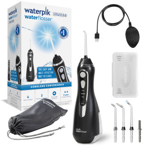 Waterpik Cordless Advanced 2.0 WP582 Black, utazó szájzuhany