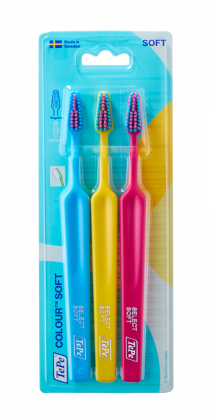 TePe Select Colour soft, fogkefe szett,  2 + 1 ingyen