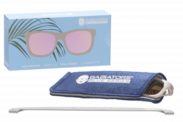 BABIATORS The Hipster polarizált napszemüveg, fehér, 0-2 éves korig