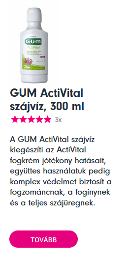 gum activital szájvíz